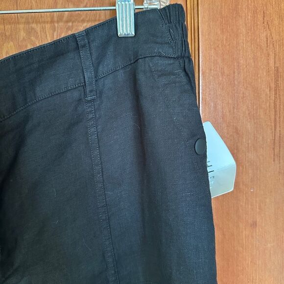 NWT Athleta Cabo Linen Jogger black 18 - Picture 2 of 5